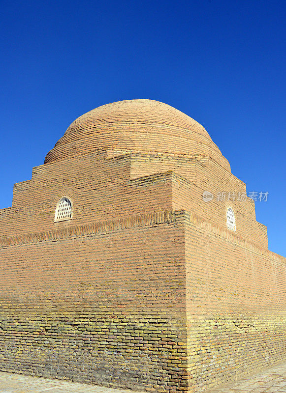 Konye-Urgench - Matkerim Ishan Mausoleum(19世纪)-花剌子姆首都的废墟，阿契美尼德帝国的一部分，土库曼斯坦